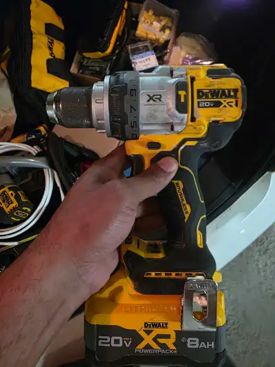 Dewalt Hammer Drill DCD 1007 8.0AH Battery and Fast Charger, View more