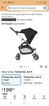 Evenflo Reversi Lightweight Reversible Stroller Ottawa Ottawa / Gatineau Area Preview