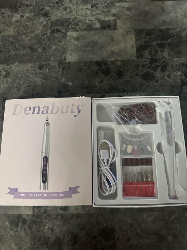 Denabuty Cordless Electric Nail Drill - New in Health & Special Needs in Edmonton