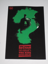 Batman One Bad Day: the Riddler#1 Fornes variant! comic book