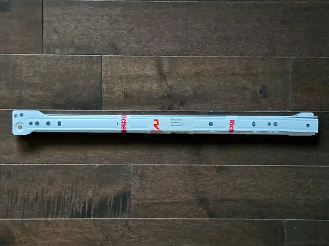 Drawer slides 450mm white TP10245030 / coulisses tiroir 18" neuf in Hardware, Nails & Screws in West Island - Image 3