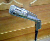Microphone Electro-Voice Dynamic avec Pied - Années 50s