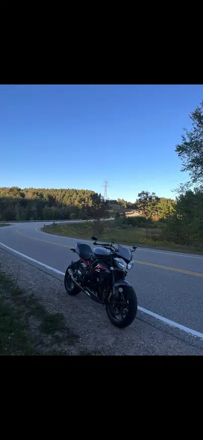 Hello all Selling my triumph street triple 675 Beautiful bike to whomever buys it Mileage is under 1...