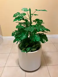 Large Flower Pot with Artificial plant