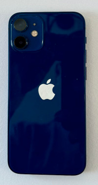 iPhone 12 mini 128GB Blue - 100% capacity battery + accessories!