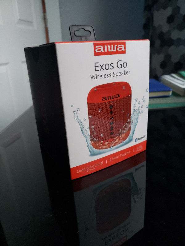 AIWA Exos Go Wireless Water-resistant Bluetooth Speaker in Speakers in Kitchener / Waterloo