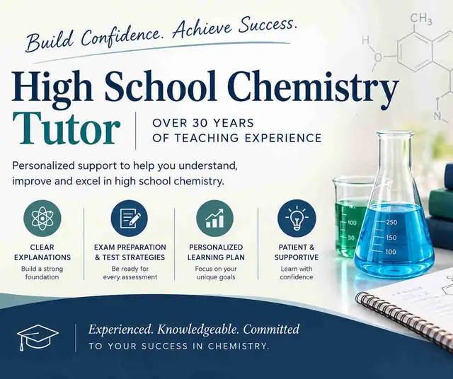 Oakville Experienced Chemistry Tutor