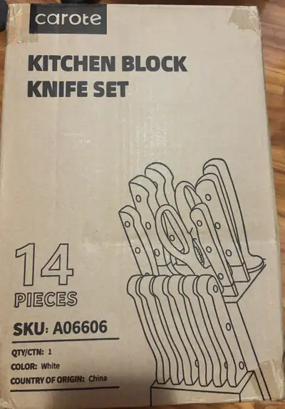 Carote 14 pieces knife set, View more