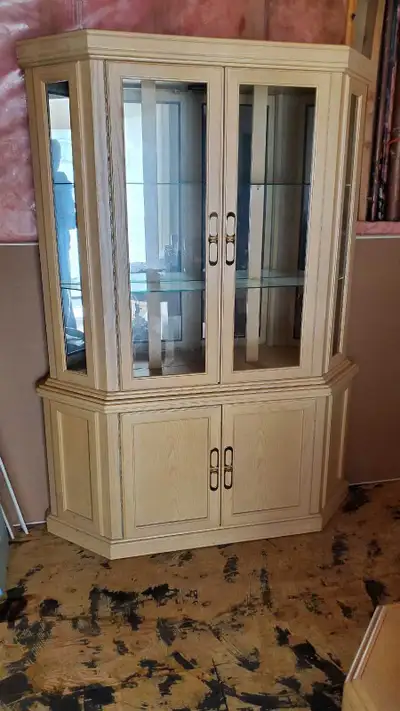 Oak China Cabinet, View more