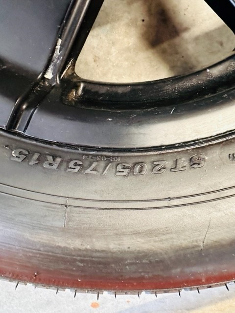 Trailer Tire - New - ST205 75R15 5 Bolt in Boat Parts, Trailers & Accessories in Bedford - Image 3