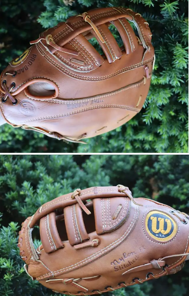 Right Hand First Base Gloves Rawlings Wilson Leather Baseball So in Baseball & Softball in Markham / York Region - Image 7