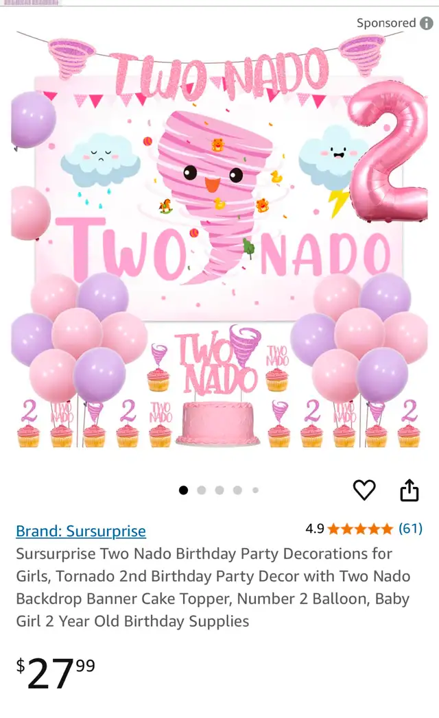 Girls 2nd birthday decorations in Other in Chatham-Kent - Image 2