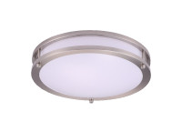 12" DOUBLE RING LED FLUSH MOUNT