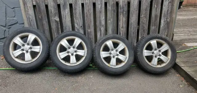 16 inch winter tires with alloy rims 205/60 R16 in Tires & Rims in Markham / York Region - Image 2