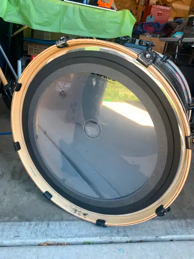 Bass kick drum set up for guitar, View more