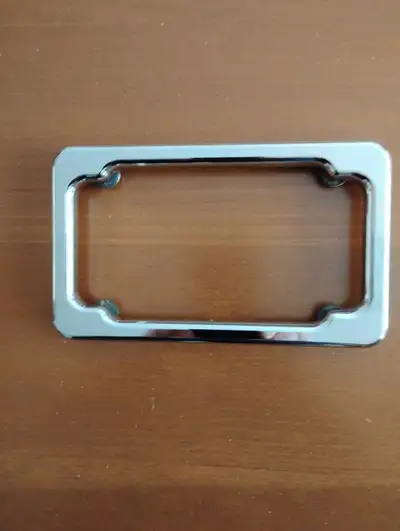 Chrome licence frame New No damage or marks
