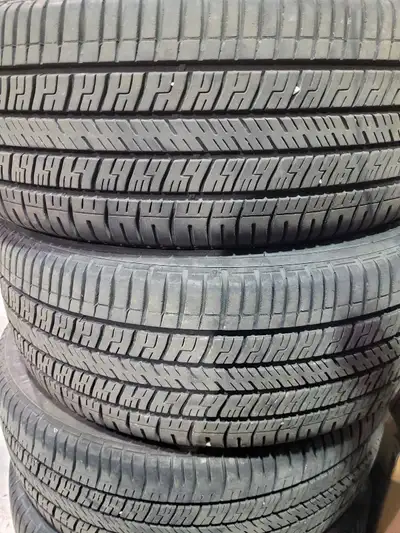 Decent tread, dot 4714 205/55r16 Goodyear all season tires. A set of 4