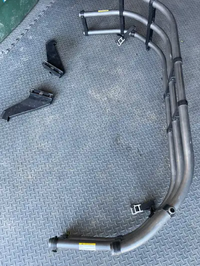 Sliding truck bed extender for Titan with Utilitrack system. (Will not fit frontier truck bed with t...