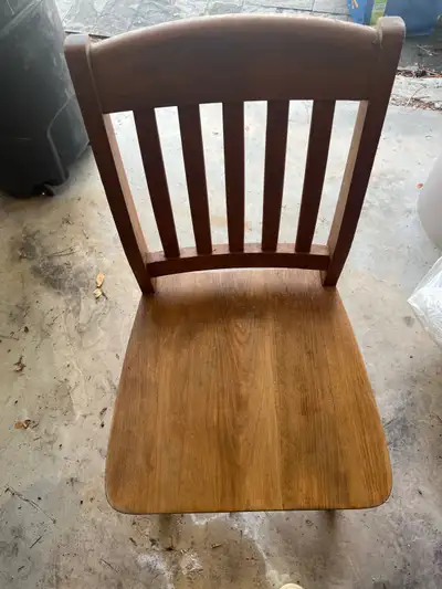 Wooden dining chair x6, View more