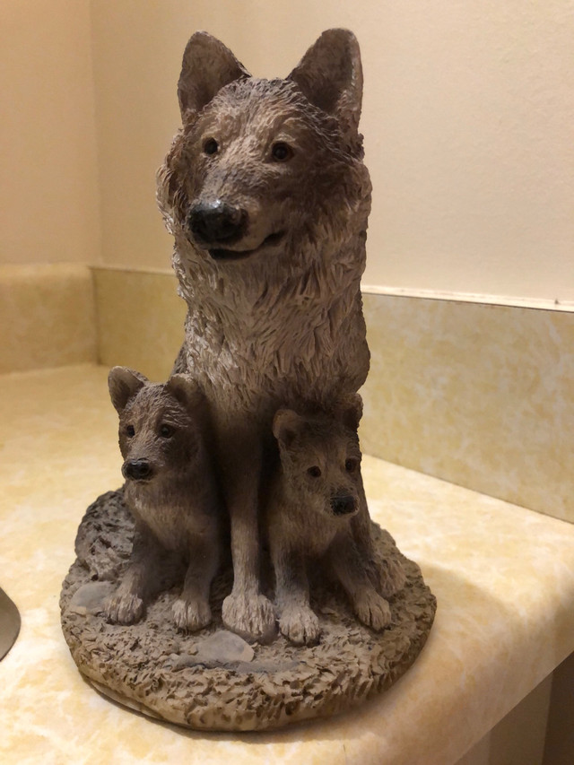 Wolf and cubs in Arts & Collectibles in Regina