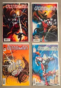 Lot of 4 Ultraman comics #1-up rare UPC/newsstand comic versions