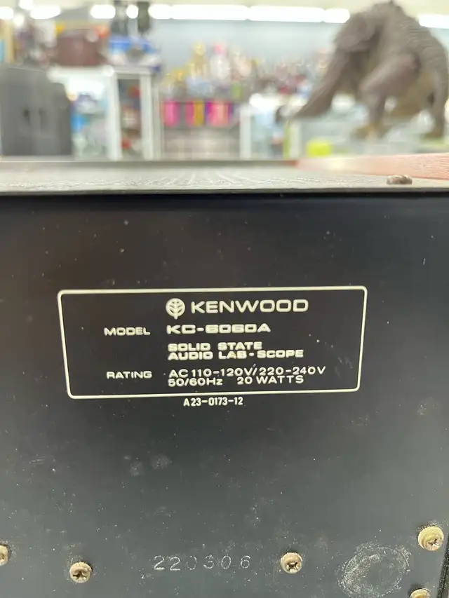 Kenwood KC-6060A Audio Scope in General Electronics in City of Toronto - Image 4