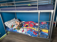 IKEA bunk bed with mattresses 