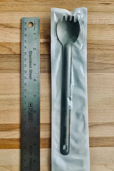 New Light Weight Titanium 8.5" Spork Camping and Hiking Cutlery, View more
