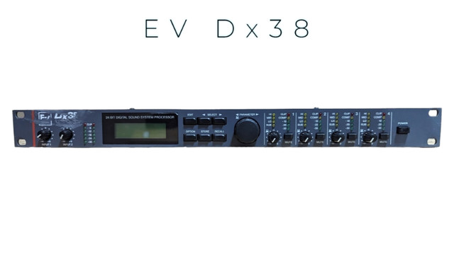 Electro-Voice EV Dx 38 - Programmable 24-bit Digital Sound Syste in Stereo Systems & Home Theatre in Calgary