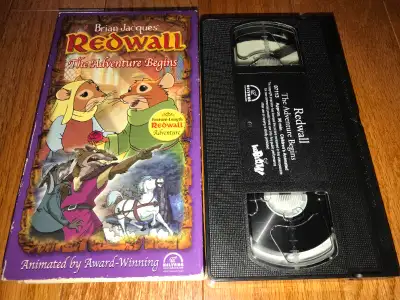 Redwall The Adventure Begins 1999 VHS Brian Jacques RARE Cartoon, View more