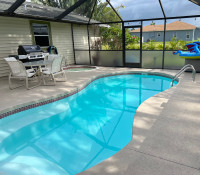 Cape Coral Florida Vacation Rental 3/2 heated pool, king bed