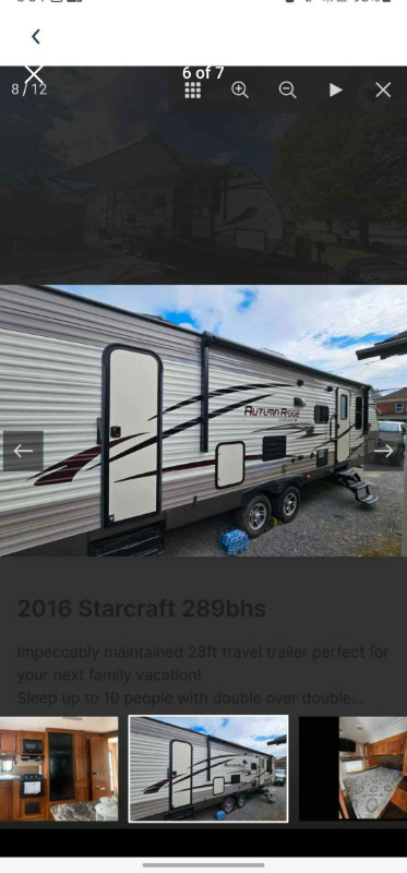 2016 starcraft 289 BHS with hitch in Travel Trailers & Campers in St. Catharines - Image 2