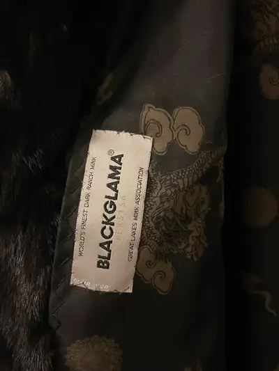 Blackglama mink fur coat, View more