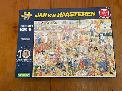 Jan Van Haasteren: Studio 10 Years (1,000 pieces) $20.00 Heye: Doodle Village (1,000 pieces) $15.00...