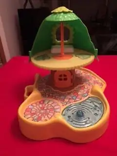 Vintage 80s Glo Land Glo Worm Tree House Incomplete Rare, View more