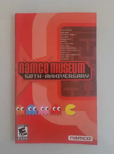 Namco Museum PS2 Manual Only, View more