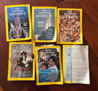 Old National Geographic Magazines 