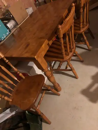 Kitchen table and 6 chairs set, View more