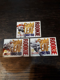 1993-94 Leaf Hockey "Gold Leaf Rookie" Insert Cards