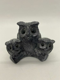 Family tree owl sculpture