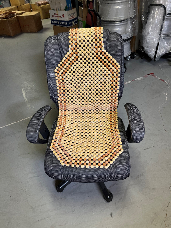 Natural Wood Bead Car Seat Cover /Chair Cover in Other in Calgary - Image 2