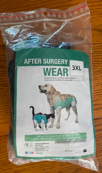 3 XL After surgery post op canine onesie