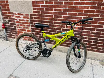 Vélo Supercycle Nitrous, double suspension, roue de 24 po, vert, View more