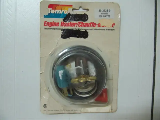 Classic Temro Item 30-3238-0 600watt Block Heater Circ 1970-80s in Arts & Collectibles in Mississauga / Peel Region - Image 3