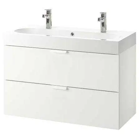 IKEA GODMORGON Wash-stand with 2 drawers in Cabinets & Countertops in Calgary - Image 3