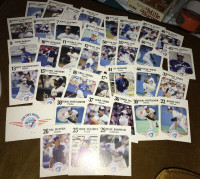 Toronto Blue Jays 1989 Baseball Team Set On The Move (36 Cards)