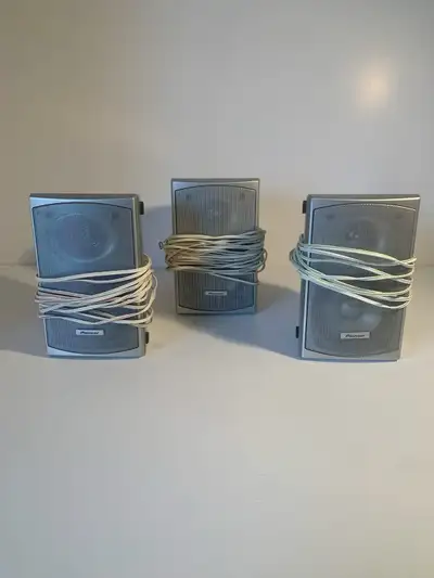 Vintage Silver Pioneer Speakers, View more