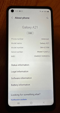 Galaxy A21 Samsung phone