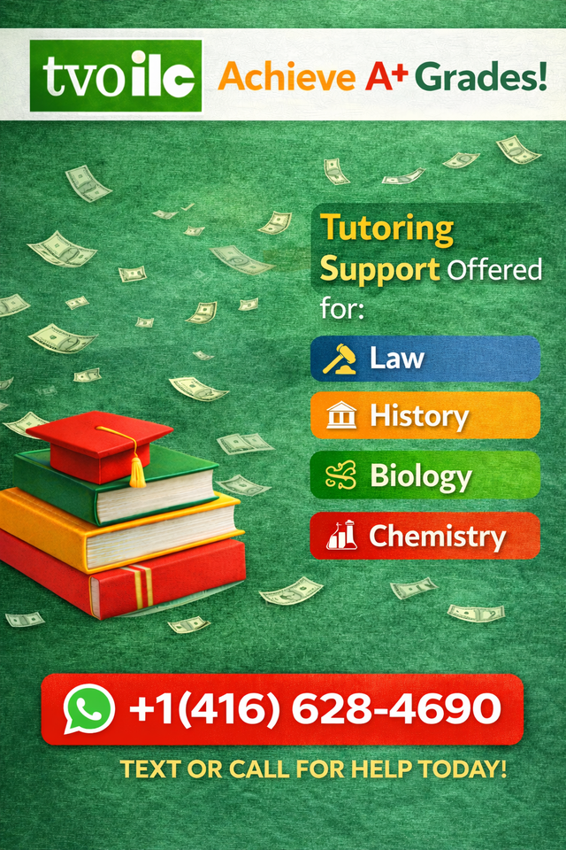TVO ILC Academic Help | Essays, Coursework & Exams64860972959361120