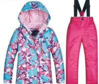 New - Mutusnow Waterproof Winter Girls Snow Suit - Size 12